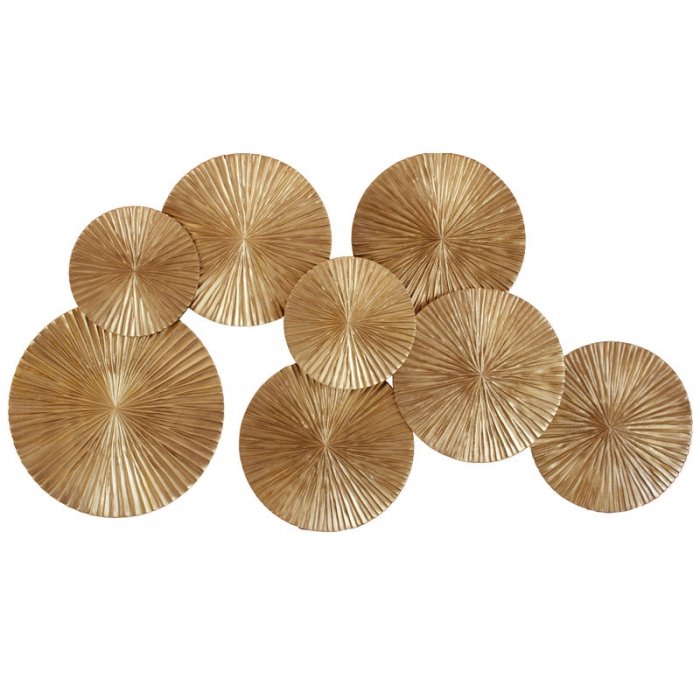 Арт-объект Apollo Gold Wall Plaque Disc Золотой Арт-объект Apollo Gold Wall Plaque Disc Золотой в Челябинске | Loft Concept