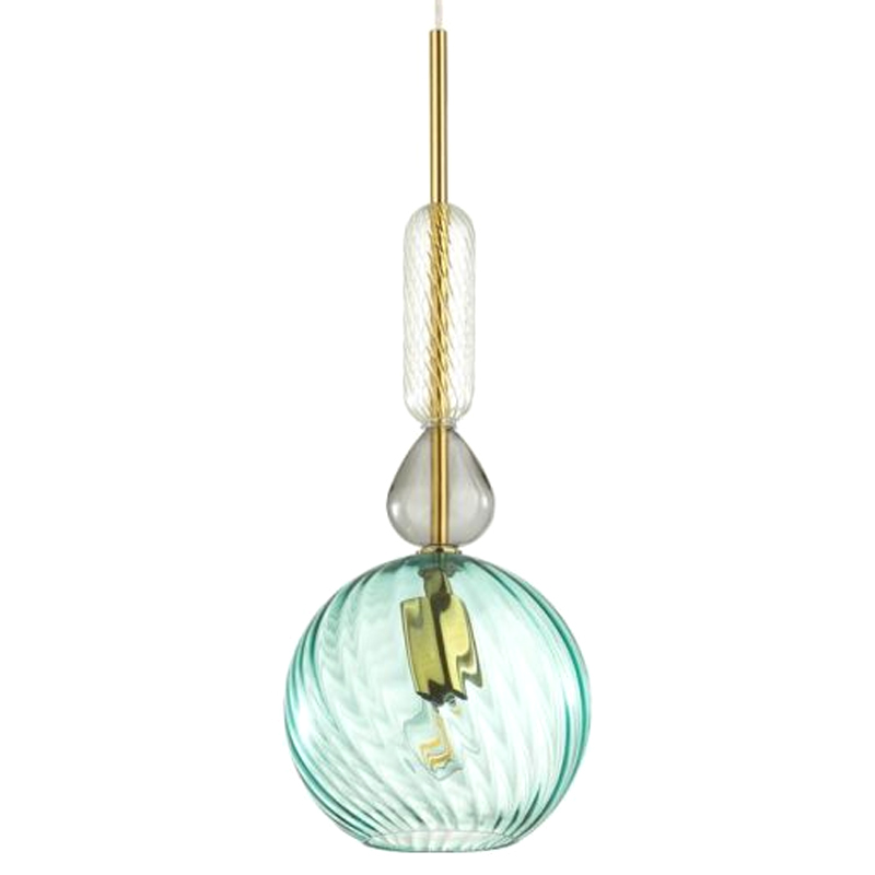 Подвесной Geometry Glass Бирюзовый Синий Золотой Бирюзовый Подвесной Geometry Glass Бирюзовый Синий Золотой Бирюзовый в Челябинске | Loft Concept