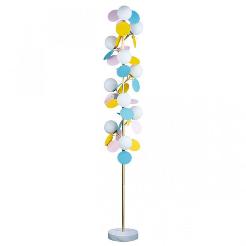 Торшер MATISSE Floor Lamp multicolor Мульти Золотой Белый Торшер MATISSE Floor Lamp multicolor Мульти Золотой Белый в Челябинске | Loft Concept