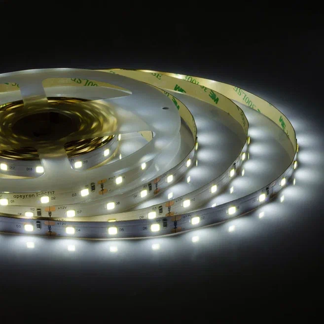 Светодиодная лента 9,6W/m 60LED/m 2835SMD холодный белый Белый в Челябинске | Loft Concept 
