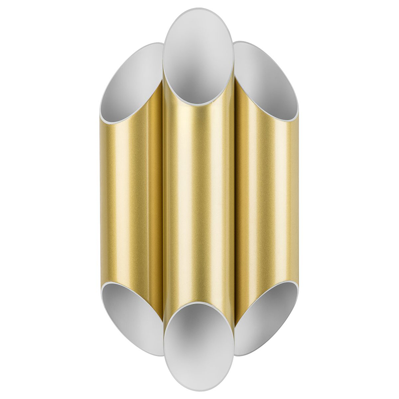 Бра Garbi Trio Gold Pipe Organ Sconce Золотой Белый Бра Garbi Trio Gold Pipe Organ Sconce Золотой Белый в Челябинске | Loft Concept
