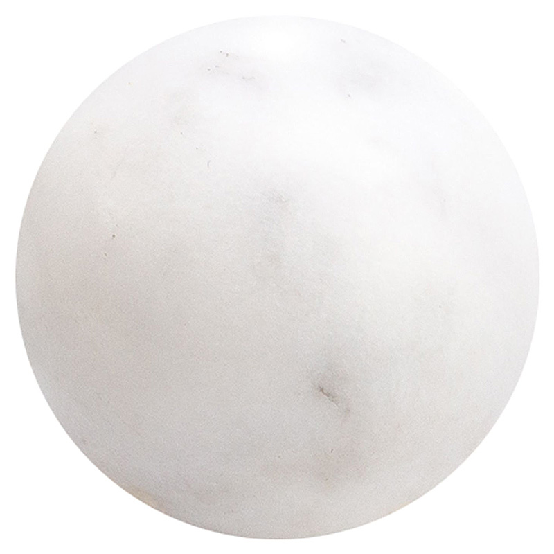 Шар декоративный из натурального камня Мрамор Белый Natural Stone Spheres Белый Мрамор Bianco Шар декоративный из натурального камня Мрамор Белый Natural Stone Spheres Белый Мрамор Bianco в Челябинске | Loft Concept