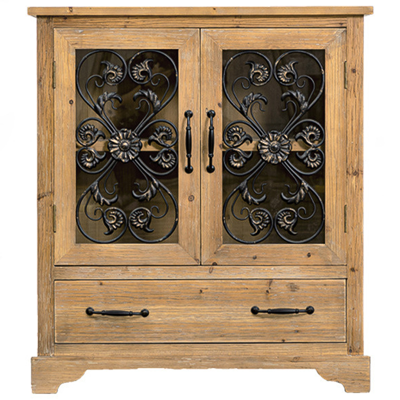 Комод Rosaire Provence Wood Chest of Drawers Древесина Черный Прозрачное Стекло Комод Rosaire Provence Wood Chest of Drawers Древесина Черный Прозрачное Стекло в Челябинске | Loft Concept