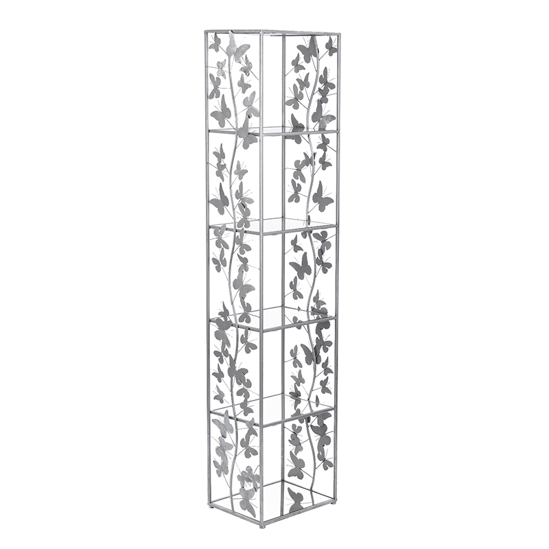 Стеллаж Silver Butterfly Серебряный Стеллаж Silver Butterfly Серебряный в Челябинске | Loft Concept
