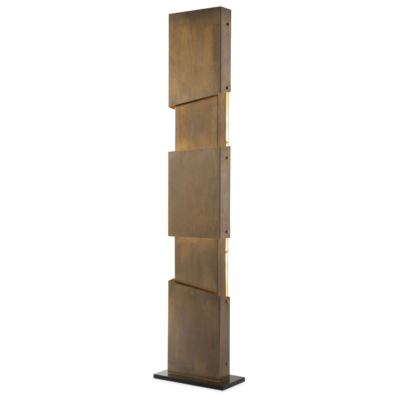Торшер Eichholtz Floor Lamp Shadow Винтажная латунь Торшер Eichholtz Floor Lamp Shadow Винтажная латунь в Челябинске | Loft Concept