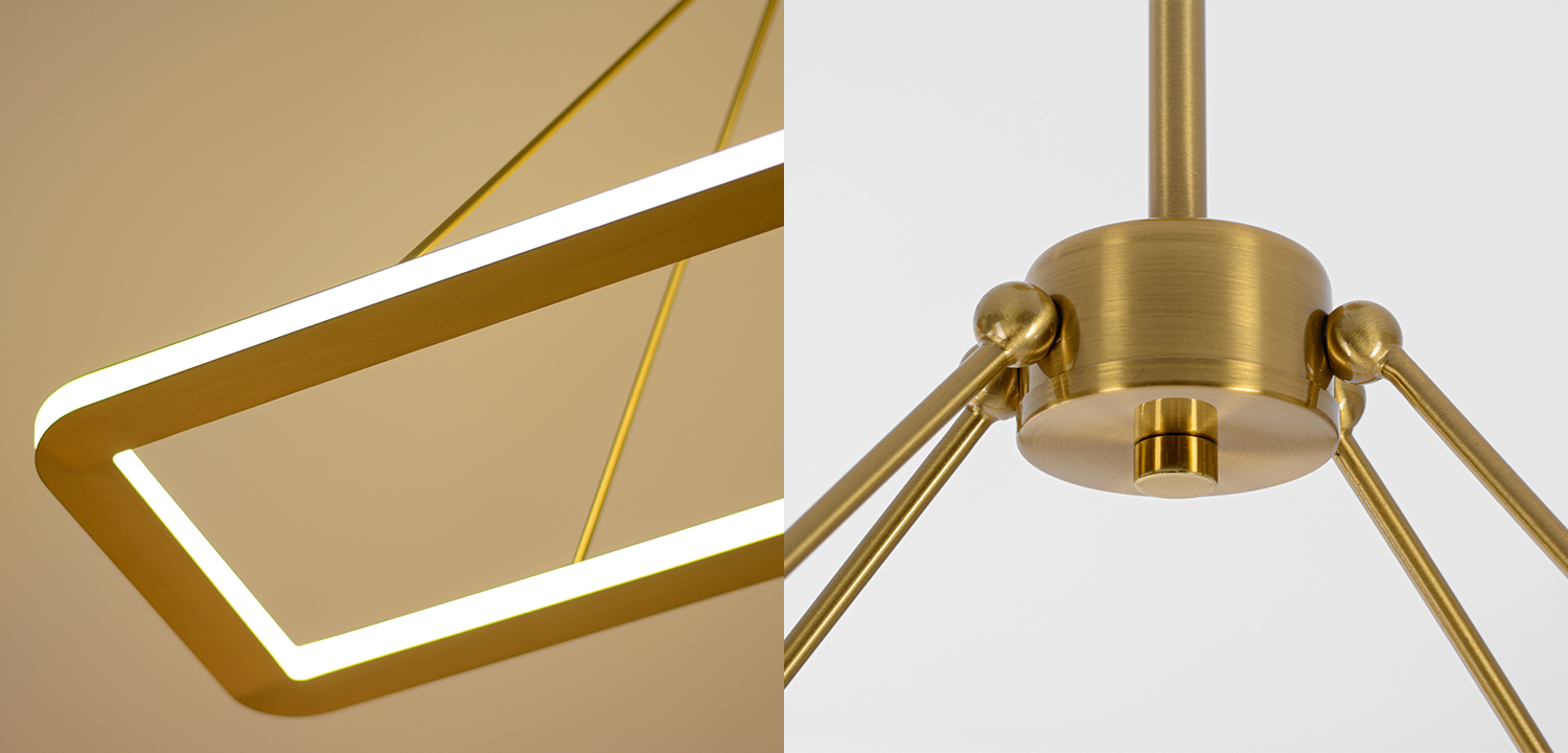 Подвесной светильник HALO RECTANGLE PENDANT - фото