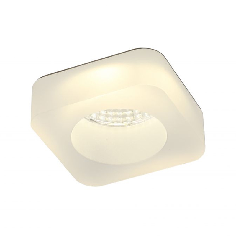 Квадратный светодиодный спот Embedded Light White Белый Квадратный светодиодный спот Embedded Light White Белый в Челябинске | Loft Concept