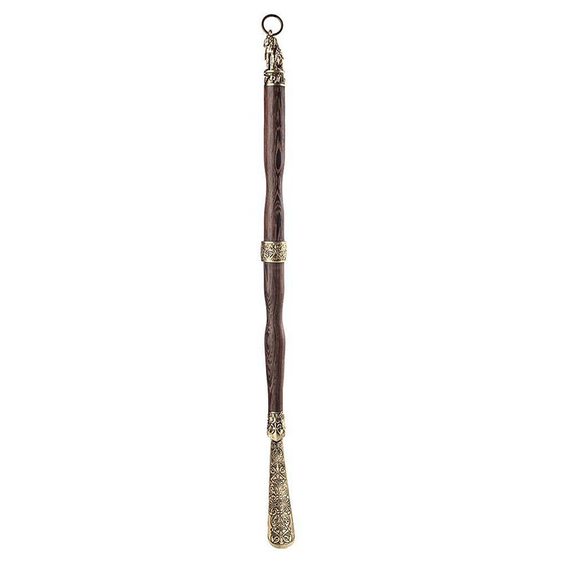 Ложка для обуви с декоративными вставками из бронзы Decorative Shoehorns Бронза Коричневый Ложка для обуви с декоративными вставками из бронзы Decorative Shoehorns Бронза Коричневый в Челябинске | Loft Concept