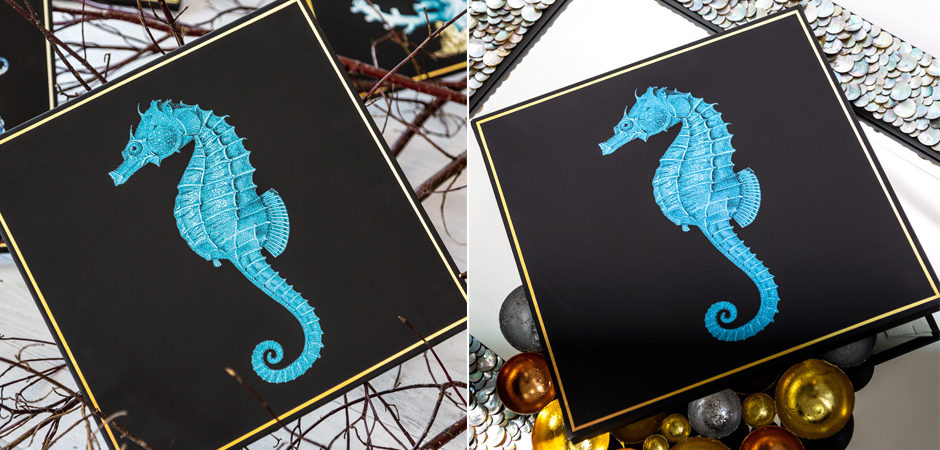 Постер Blue Sea Horse Poster Постер Blue Sea Horse Poster - Loft-Concept в Челябинске