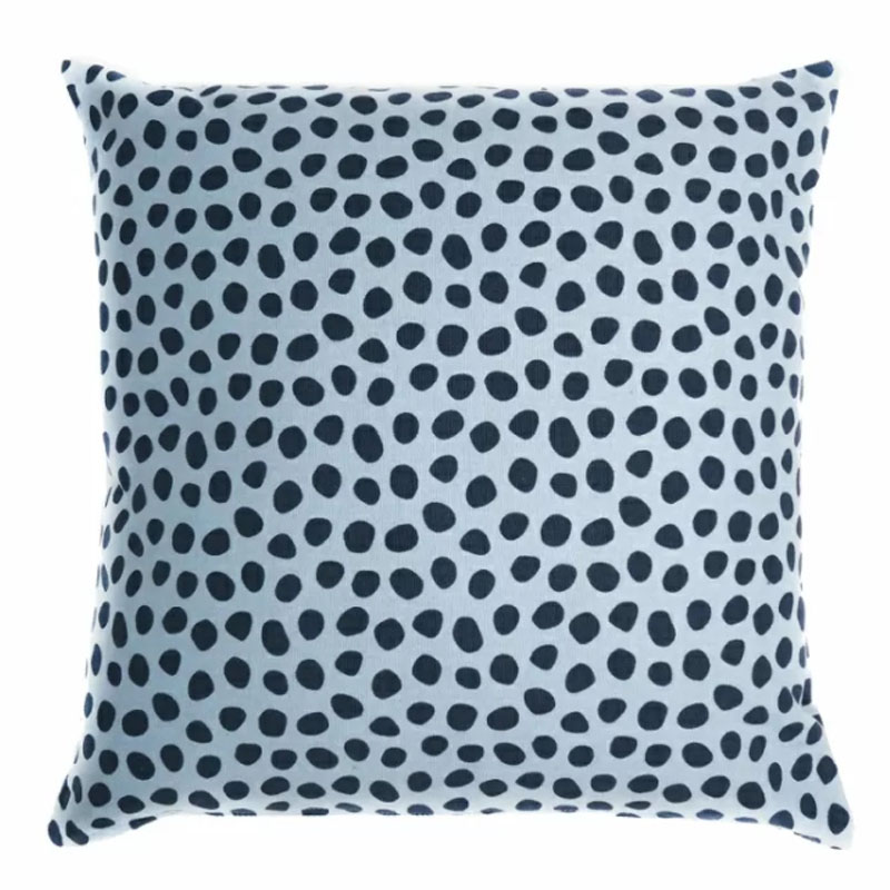 Чехол на подушку Spotted Look blue Синий Чехол на подушку Spotted Look blue Синий в Челябинске | Loft Concept
