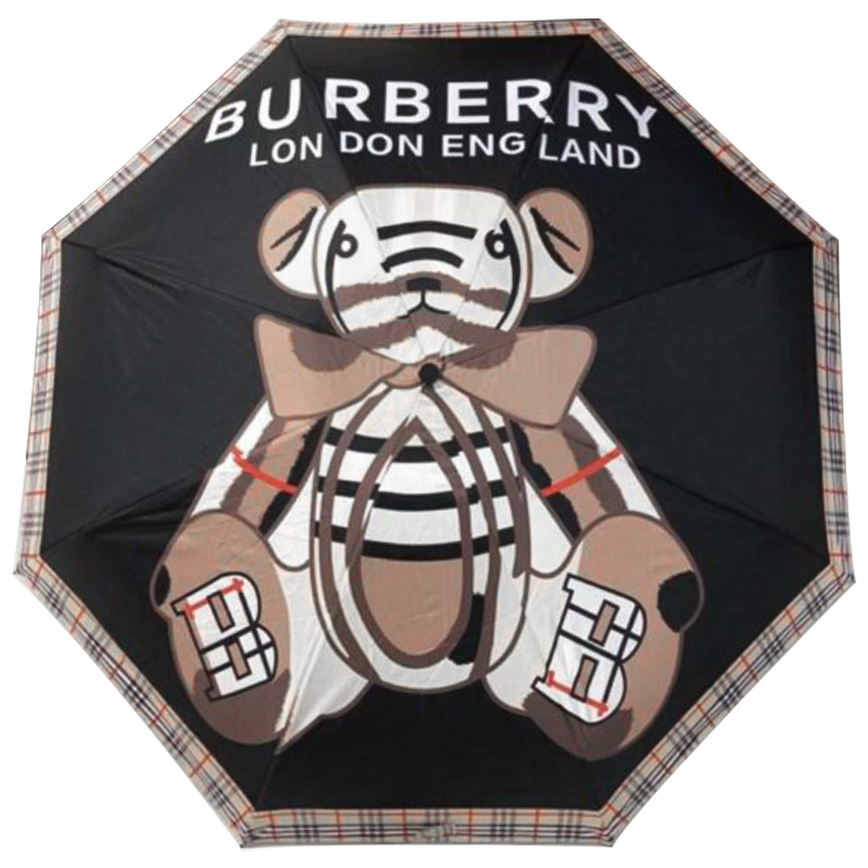 Зонт раскладной BURBERRY дизайн 005 Черный цвет Черный Коричневый Бежевый Зонт раскладной BURBERRY дизайн 005 Черный цвет Черный Коричневый Бежевый в Челябинске | Loft Concept