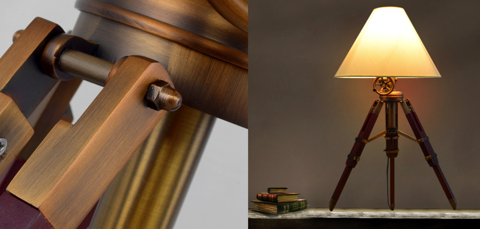 Настольная лампа Table Standing Lamp Red Настольная лампа Table Standing Lamp Red - Loft-Concept в Челябинске