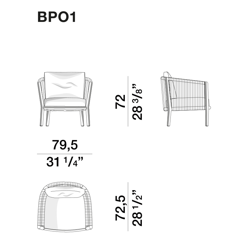 Дизайнерское уличное кресло из массива дерева с веревочной спинкой BOBOLI Armchair Дизайнерское уличное кресло из массива дерева с веревочной спинкой BOBOLI Armchair в Челябинске