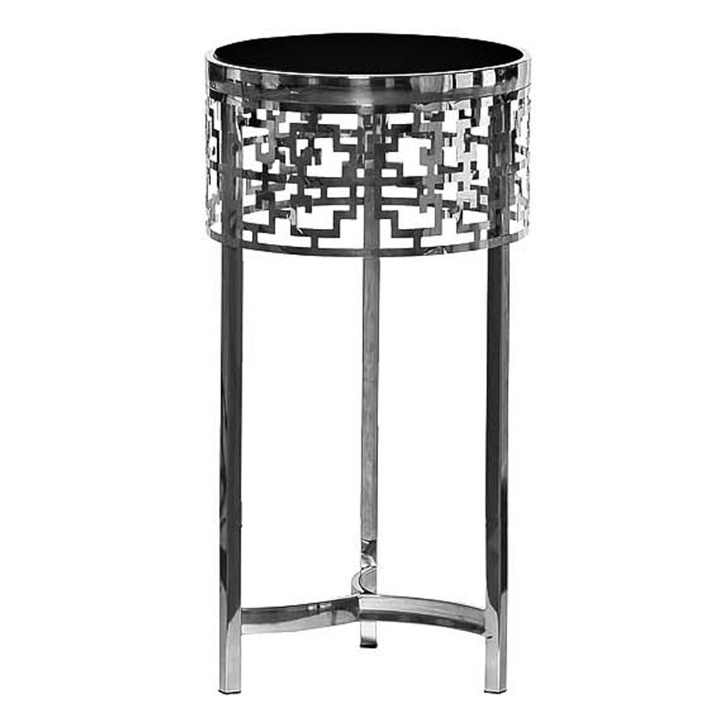 Подставка Yen Geometry silver 70 Серебряный Подставка Yen Geometry silver 70 Серебряный в Челябинске | Loft Concept