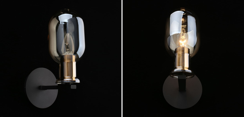Бра c овальным плафоном Champagne Glass Бра c овальным плафоном Champagne Glass - Loft-Concept в Челябинске