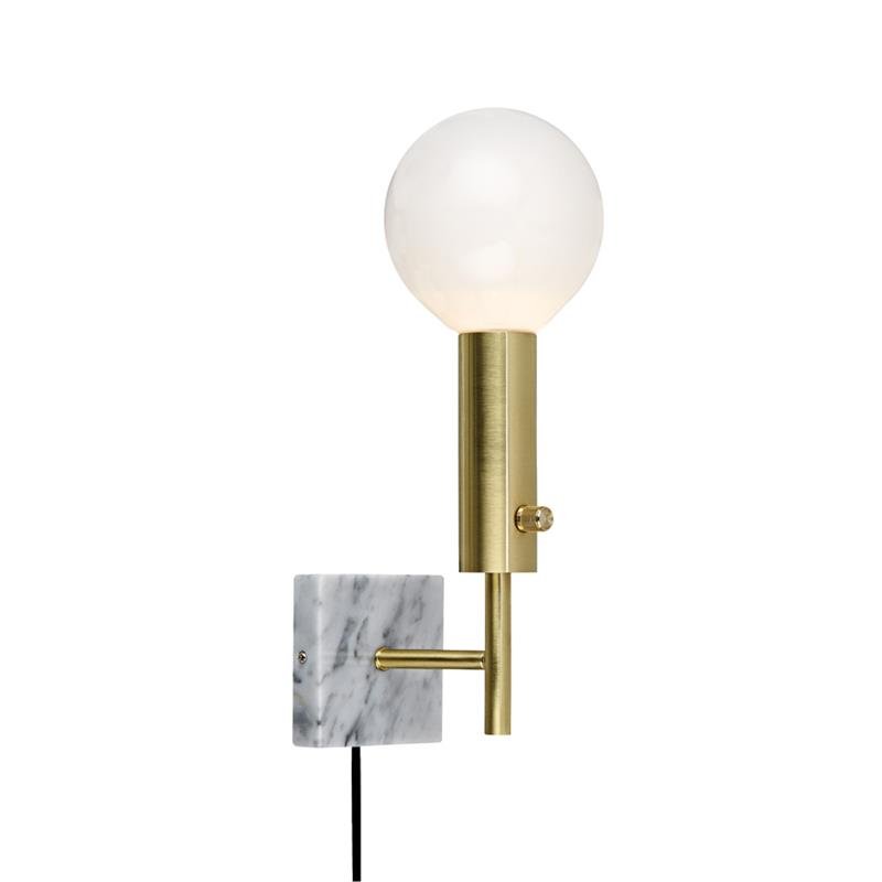 Бра Marble Top Brass Латунь Белый Бра Marble Top Brass Латунь Белый в Челябинске | Loft Concept