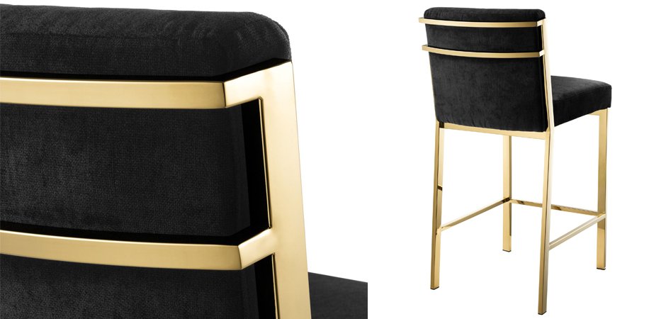 Полубарный стул Eichholtz Counter Stool Scott Gold Полубарный стул Eichholtz Counter Stool Scott Gold - Loft-Concept в Челябинске