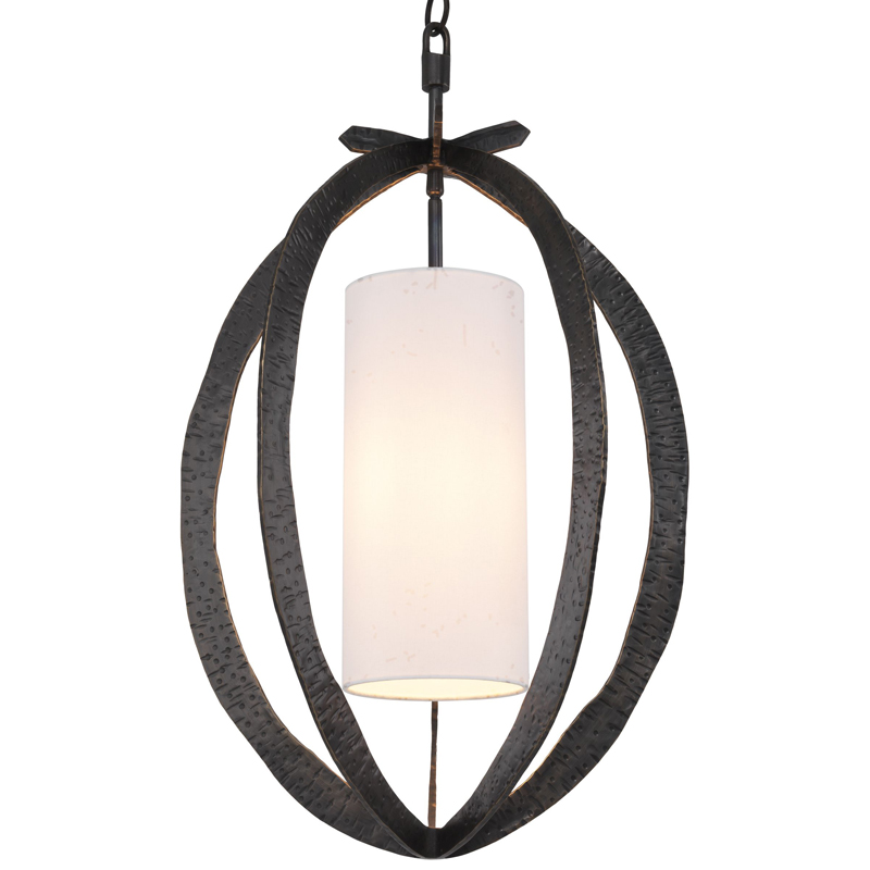 Подвесной светильник Eichholtz Chandelier Luciano bronze Темная бронза Белый Подвесной светильник Eichholtz Chandelier Luciano bronze Темная бронза Белый в Челябинске | Loft Concept