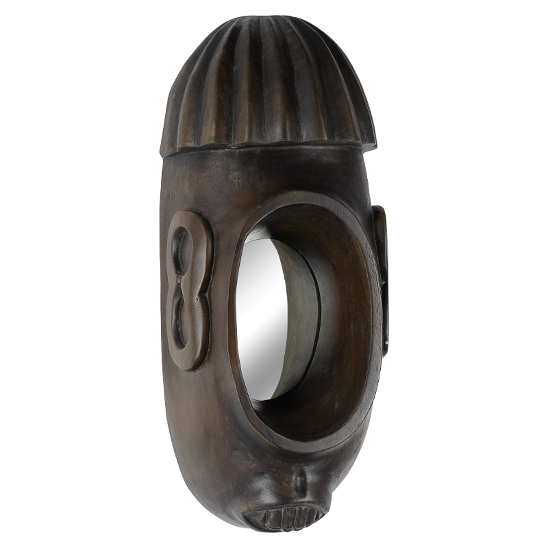 Зеркало Mirror African Cyclops Коричневый Зеркало Mirror African Cyclops Коричневый в Челябинске | Loft Concept