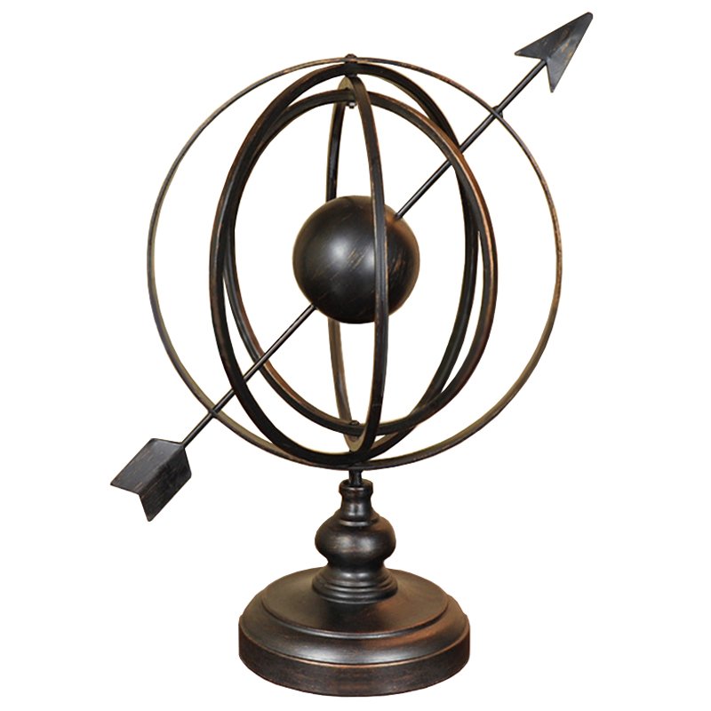 Статуэтка Arrow Sphere Sundial Темная бронза в Челябинске | Loft Concept 