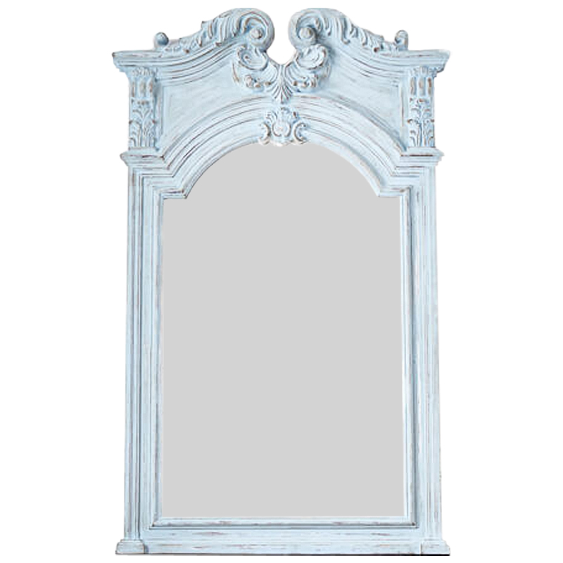 Зеркало Lupescu Mirror Pastel Blue Винтажный голубой Зеркало Lupescu Mirror Pastel Blue Винтажный голубой в Челябинске | Loft Concept