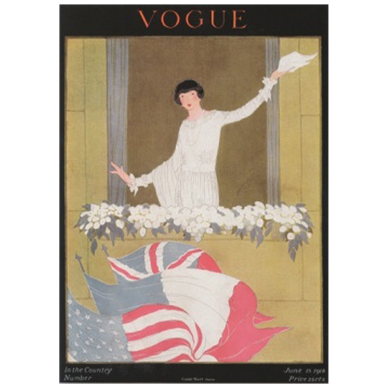 Постер Vogue Cover 1918 June Постер Vogue Cover 1918 June в Челябинске | Loft Concept