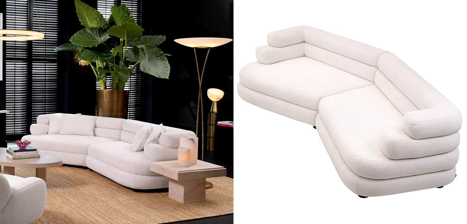 Диван Eichholtz Sofa Malaga L - фото №1