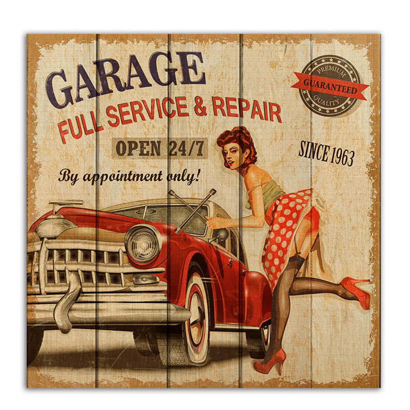 Постер Garage  в Челябинске | Loft Concept 