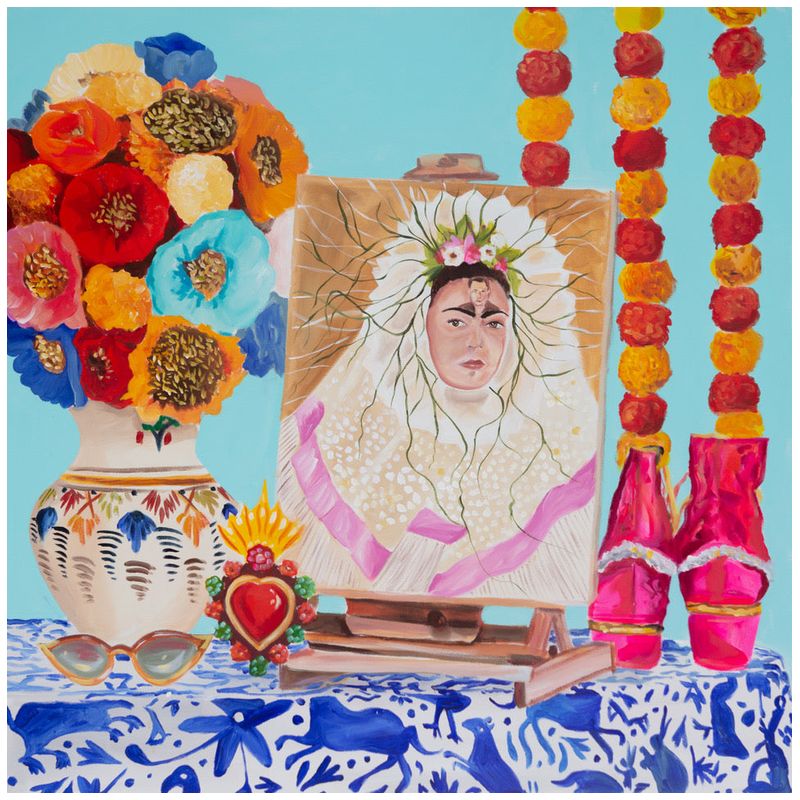 Картина Frida Kahlo - In Her Shoes Мульти Картина Frida Kahlo - In Her Shoes Мульти в Челябинске | Loft Concept