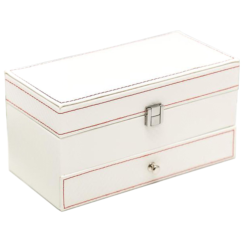 Шкатулка Alva Jewerly Organizer Box Белый Шкатулка Alva Jewerly Organizer Box Белый в Челябинске | Loft Concept