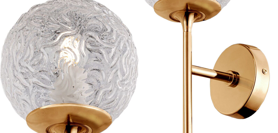 Бра Soranzo Glass Balls Sconces Brass Бра Soranzo Glass Balls Sconces Brass - Loft-Concept в Челябинске
