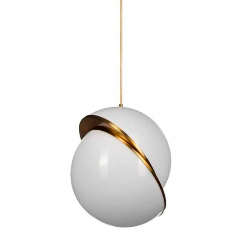 Подвесной Светильник Crescent Celling Lee Broom D 30 см Золотой Белый Подвесной Светильник Crescent Celling Lee Broom D 30 см Золотой Белый в Челябинске | Loft Concept