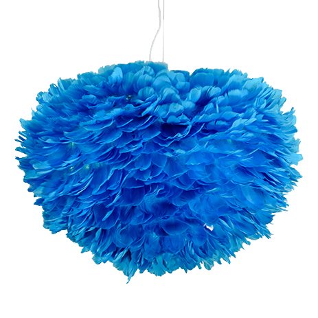 Люстра из перьев Plumage Blue Люстра из перьев Plumage Blue в Челябинске | Loft Concept