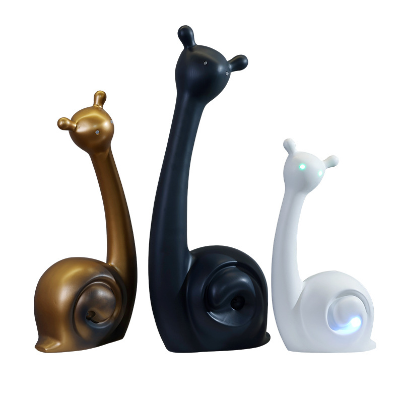 Настольная лампа в виде улитки Snail Lamp Белый Золотой Черный Настольная лампа в виде улитки Snail Lamp Белый Золотой Черный в Челябинске | Loft Concept