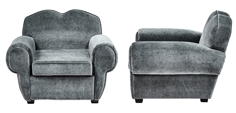 Кресло Braganza Chair Gray Кресло Braganza Chair Gray - Loft-Concept в Челябинске