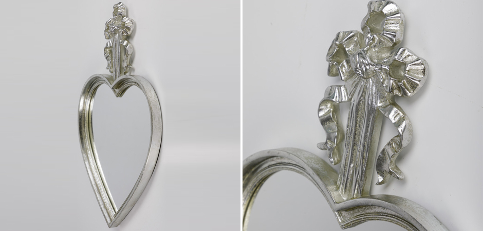 Зеркало Mirror Heart Серебристое Зеркало Mirror Heart Серебристое - Loft-Concept в Челябинске