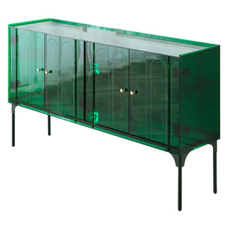 Зеленый комод из акрила Green Acrylic Furniture Chest of Drawers Зеленый в Челябинске | Loft Concept 