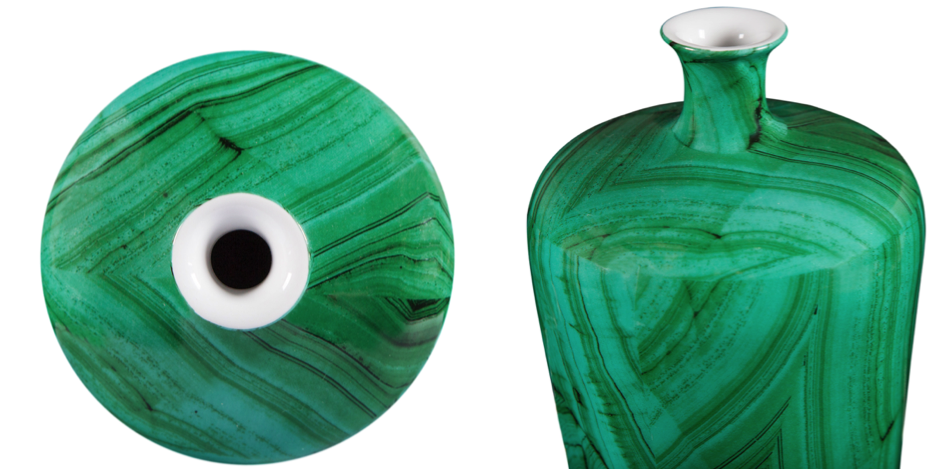 Ваза Malachite Vase flask Ваза Malachite Vase flask - Loft-Concept в Челябинске