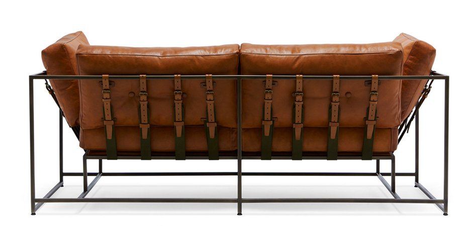 Двухместный диван Two Seat Encounter Leather Sofa Двухместный диван Two Seat Encounter Leather Sofa - Loft-Concept в Челябинске