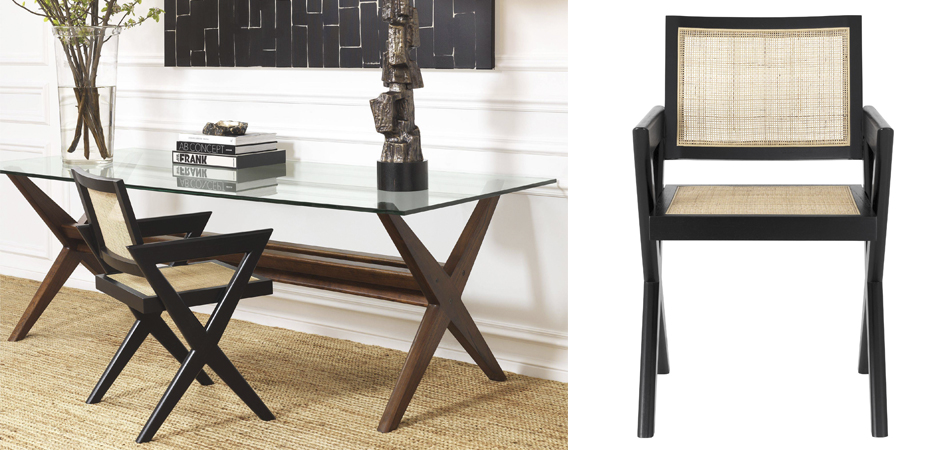 Стул Eichholtz Dining Chair Augustin black Стул Eichholtz Dining Chair Augustin black - Loft-Concept в Челябинске