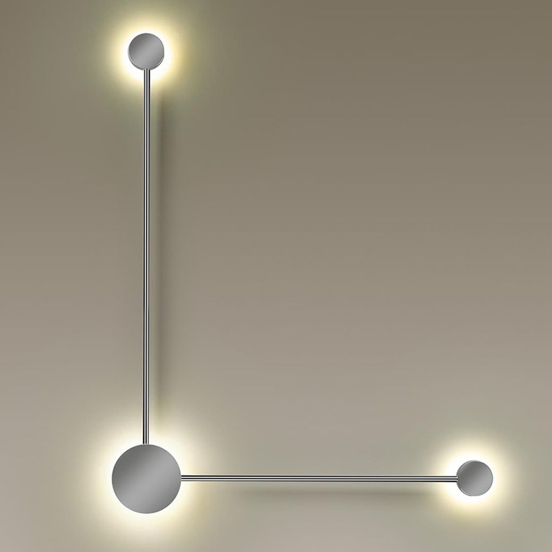 Бра Pin Wall Light Chrome Angle Хром в Челябинске | Loft Concept 
