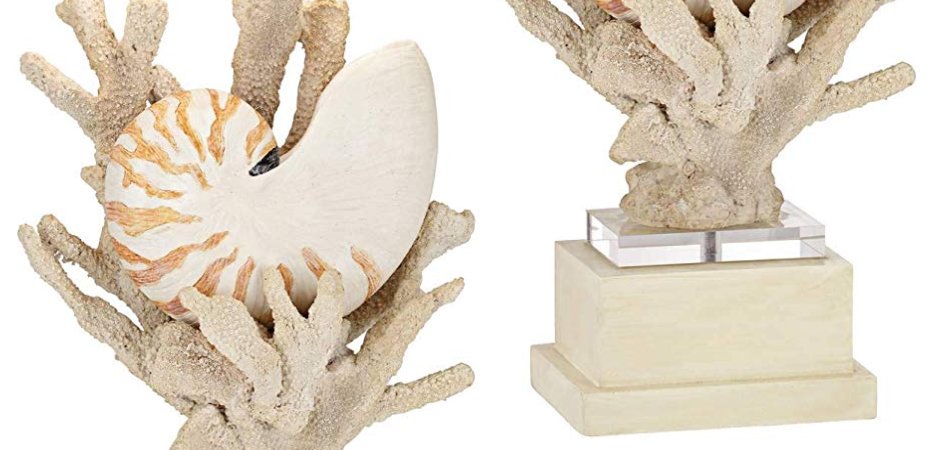 Nautilus Shell and White Coral Table Lamp Nautilus Shell and White Coral Table Lamp - Loft-Concept в Челябинске