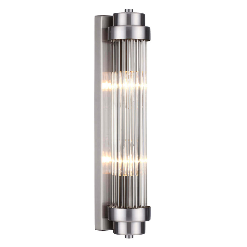 Бра Dirck Glass TUBE Sconce Nickel Никель Бра Dirck Glass TUBE Sconce Nickel Никель в Челябинске | Loft Concept