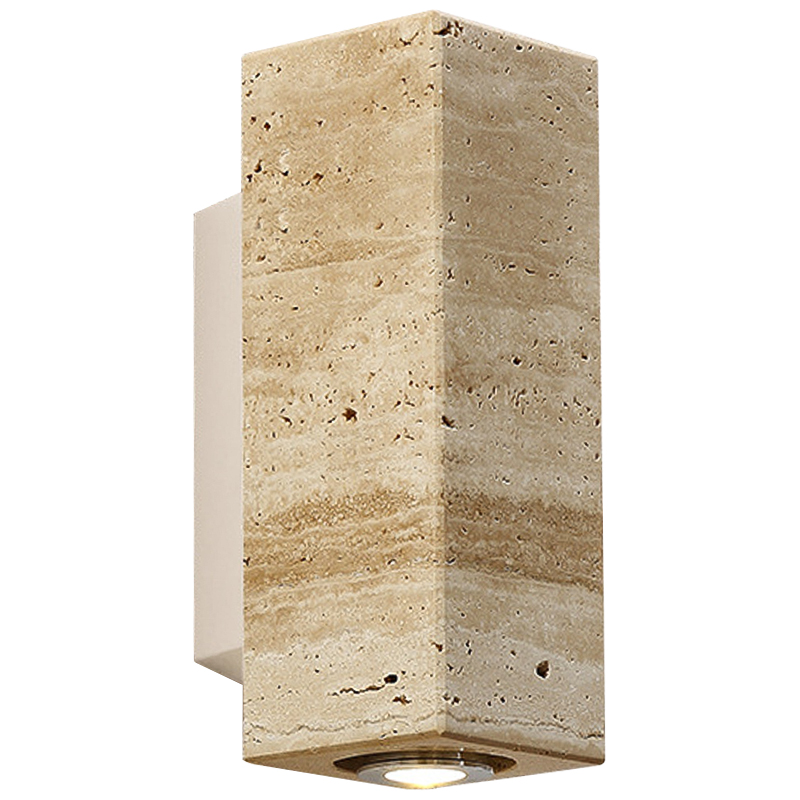 Бра Travertine Spot Wall Lamp Бежевый Песочный Белый Бра Travertine Spot Wall Lamp Бежевый Песочный Белый в Челябинске | Loft Concept