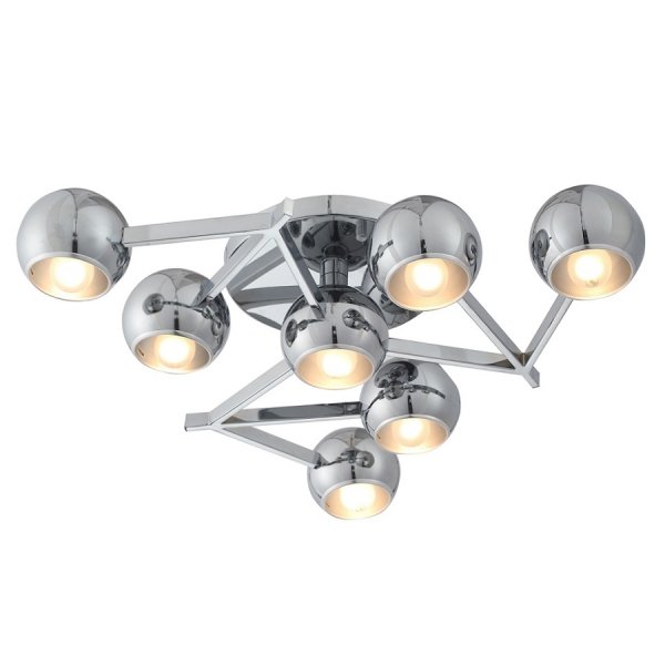 Потолочная люстра Galaxy Chandelier Chrome Хром Потолочная люстра Galaxy Chandelier Chrome Хром в Челябинске | Loft Concept