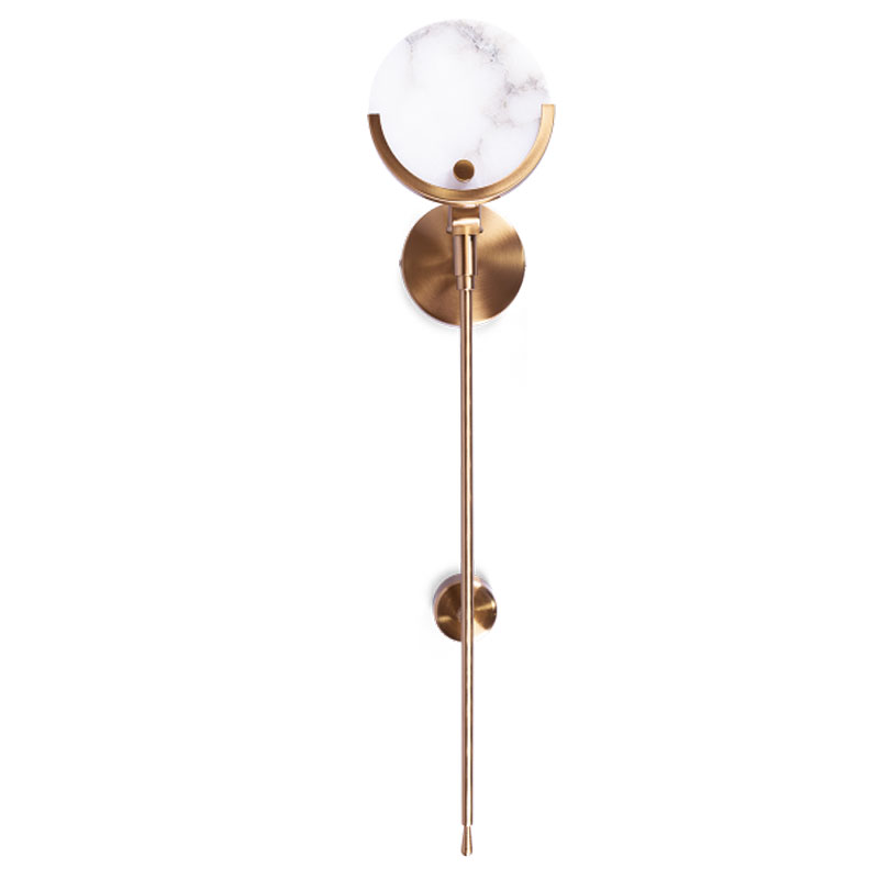 Бра Levanzo Sconce Золотой Белое матовое стекло Бра Levanzo Sconce Золотой Белое матовое стекло в Челябинске | Loft Concept