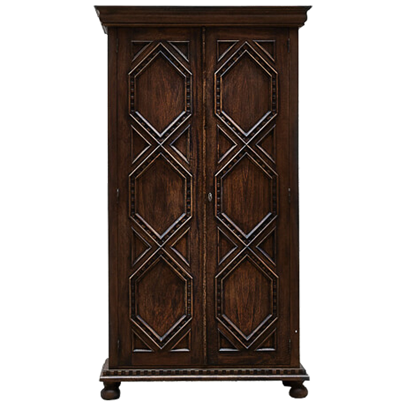 Шкаф Rhombuses Wardrobe Коричневый Шкаф Rhombuses Wardrobe Коричневый в Челябинске | Loft Concept