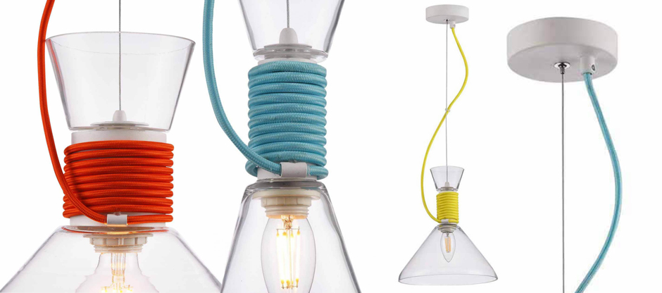Подвесной Светильник Lamp With Multi-Colored Ropes Подвесной Светильник Lamp With Multi-Colored Ropes - Loft-Concept в Челябинске