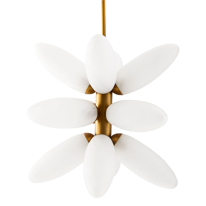 Люстра Arteriors STARLING CHANDELIER Золотой Белый Люстра Arteriors STARLING CHANDELIER Золотой Белый в Челябинске | Loft Concept