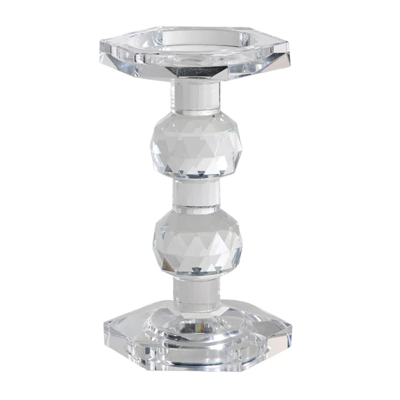 Подсвечник Glass Candlestick III Прозрачное Стекло Подсвечник Glass Candlestick III Прозрачное Стекло в Челябинске | Loft Concept